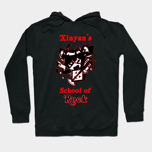 Genshin Impact Xinyan- School of Rock Hoodie by HoyoStan